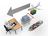 Individual export business side business-industrial image free illustration