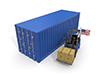 American container trade export-industrial image free illustration