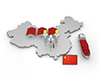 中国貿易　輸出　輸入　タンカー - 産業イメージ 無料イラスト