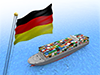 ドイツ　貿易　経済　輸入　輸出 - 産業イメージ 無料イラスト